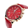 Women Watches Casual Roman Numerals PU Leather