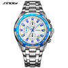 SINOBI Relojes Hombre 2017 Masculino Top Brand Luxury Business Quartz Watch Chronograph Mens Watches Man Waterproof Wristwatch