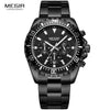 Megir Man's Quartz Wrist Watch with Stainless Steel