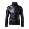 Faux Leather 4XL Jacket Fashion Mens Slim Motorcycle Biker Jackets