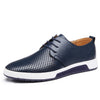 Merkmak Men Casual Summer Leather Shoes