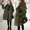 Long Sleeve Lambswool Suede Winter Warm Coat Jacket