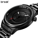 BREAK Photographer Camera Style stainless Men/Women Casual Sport Watches