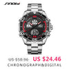 SINOBI Relojes Hombre 2017 Masculino Top Brand Luxury  Business Quartz Watch Chronograph Mens Watches  Man Waterproof Wristwatch