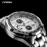 SINOBI Relojes Hombre 2017 Masculino Top Brand Luxury  Business Quartz Watch Chronograph Mens Watches  Man Waterproof Wristwatch
