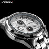SINOBI Relojes Hombre 2017 Masculino Top Brand Luxury  Business Quartz Watch Chronograph Mens Watches  Man Waterproof Wristwatch