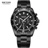Megir Man's Quartz Wrist Watch with Stainless Steel