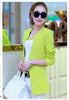 One Button Thin Women Blazer