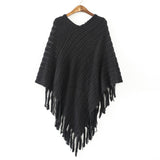 Winter Women Sweater Tassel Knitted Sweater