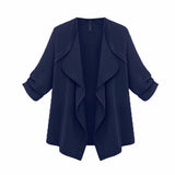 Long Sleeve Loose Plus Coat Cardigan