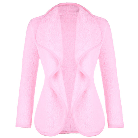 Lambswool Long Sleeve Jacket Coat Womens